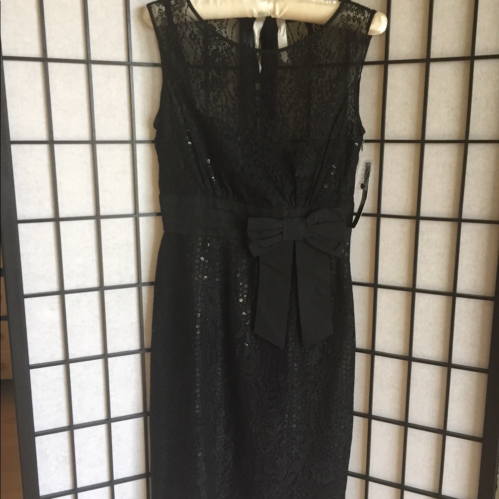 NWT Tahari Black Lace Dress